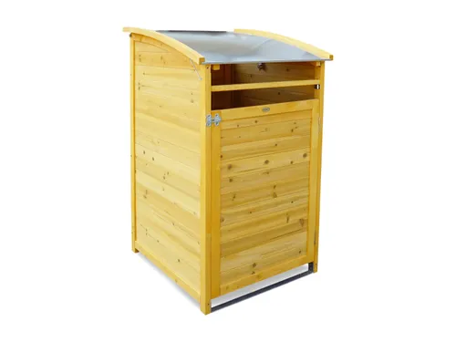 Habau Zahradní box na popelnici, 120l (přírodní)