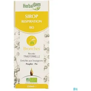Herbalgem Sirop Respiration Bio Enf-adulte 250ml