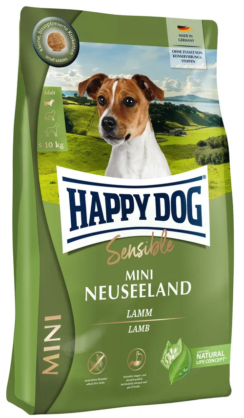 Happy Dog Sensible Mini Neuseeland 2 x 4 kg