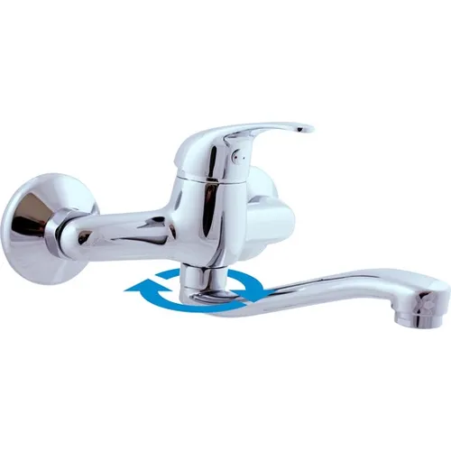 RAV SLEZÁK Sázava dřezová baterie s otočným ramínkem 100 mm chrom sa001.0/26 SA001.026