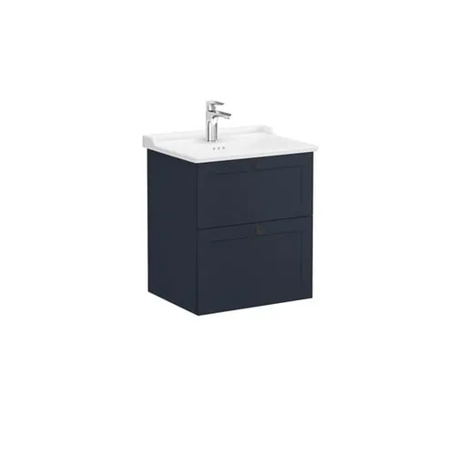 VitrA Root koupelnová skříňka s umyvadlem 60x67x46 cm modrá mat ROOTC60BINTC
