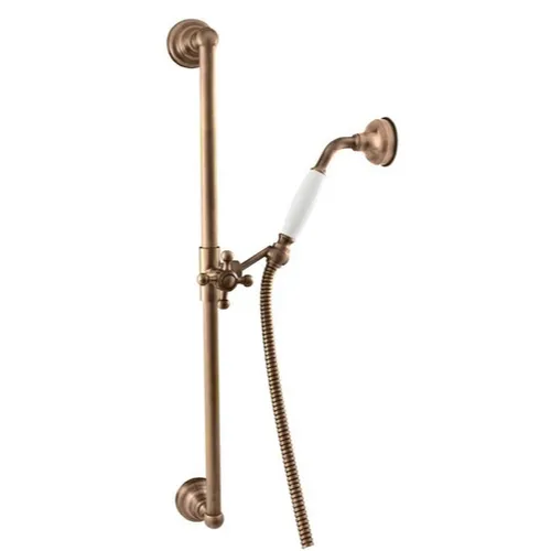 Sprchový set RAV SLEZÁK bez baterie stará mosaz SK2217-1SM