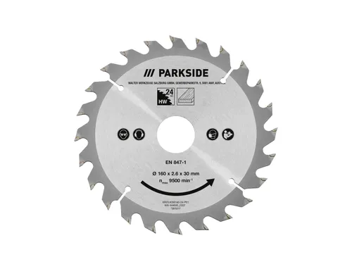 Parkside® Sada pilových kotoučů (sada pilových kotoučů, Ø 160 mm, 3dílná)