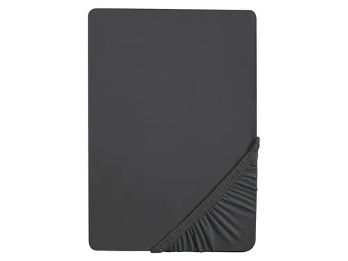 Biberna Žerzejové napínací prostěradlo (titan, 140-160 x 200 cm)