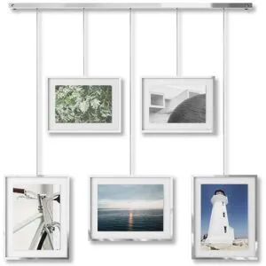 Umbra - Exhibit Bilderrahmen 5er-Set, Chrom