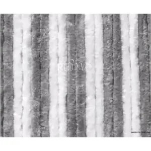 Arisol Dørforheng 120x185 Grå /hvit