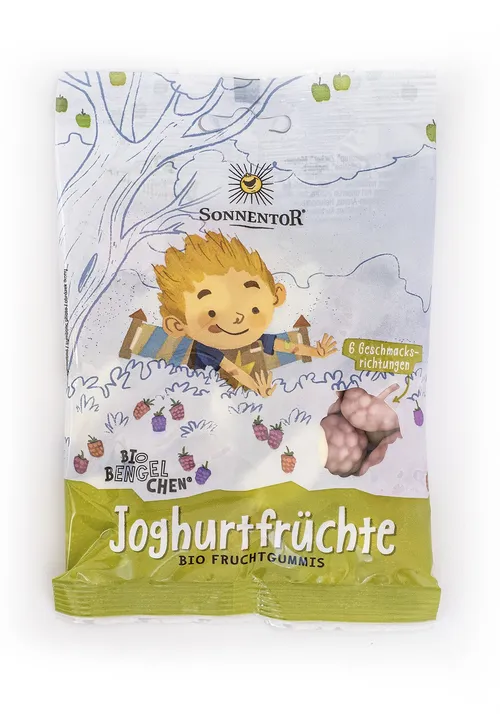 Sonnentor - Jogurtové ovoce - želé s jogurtem a ovocnou příchutí bio 100g
