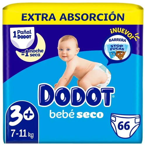 Dodot Pañales Extra Absorción Jumbo Pack Talla 3+