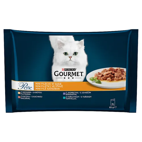 GOURMET Perle Multipack - mini filetky ve šťávě 4 x 85g
