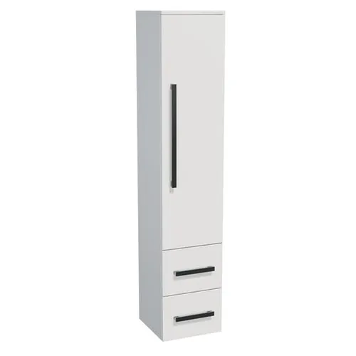 Koupelnová skříňka vysoká SAT Cube Way 32,5x163x33 cm bílá lesk CUBE3CHV35BL