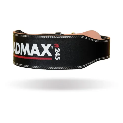MADMAX Fitness opasek Full Leather Black