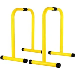 Set de duas barras paralelas: Push Up de aço com agarres acolchados e de altura ajustable