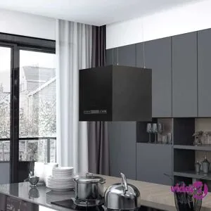 vidaXL Ripustettava liesituuletin LCD 37 cm jauhemaalattu teräs