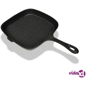 vidaXL Grillipannu valurauta 24x23 cm
