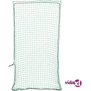 vidaXL Peräkärryn verkko joustavalla köydellä vihreä 8x3,5 m PP