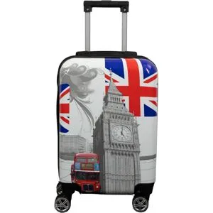 Borg Living Kabine kuffert - Hardcase letvægt kuffert - Trolley med motiv - City of London