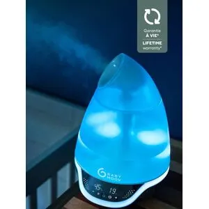 Humidificateur électrique BABYMOOV Hygro+ à vapeur froide bleu