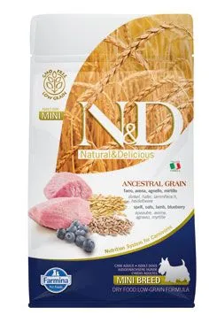 N&D LG Dog Adult Mini Lamb & Blueberry 800g