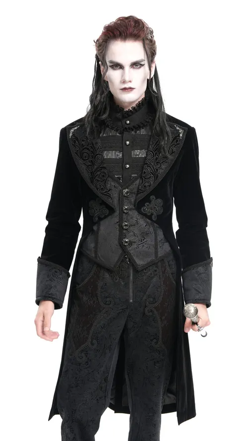 Herrenmantel DEVIL FASHION - Embroidered