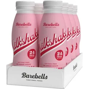 8 X Barebells Milkshake 330 Ml Strawberry