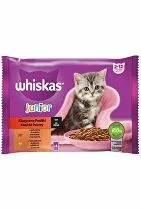Whiskas kaps. Core Junior klas. výběr 4x85g + Množstevní sleva