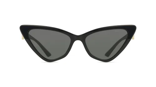Jimmy Choo 0JC5008 Dámy-Sluneční brýle Celoobrubové Schmal Acetát-rámy, černá