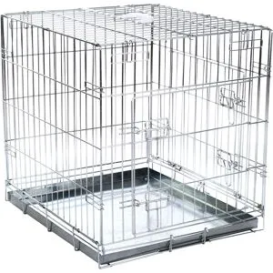 zooplus Exclusive Hundebur Double Door - B 55 x D 63 x H 61 cm