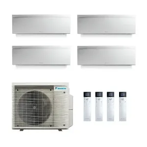 Daikin Quadri Split 9+9+9+12 Emura 4MXM68A9 FTXJ25AW FTXJ25AW FTXJ25AW FTXJ35AW Klimaanlagen Emura 3 Weiß WiFi