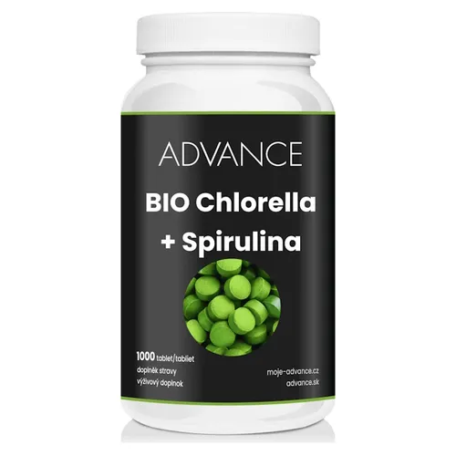 ADVANCE Chlorella + Spirulina 1000 tablet BIO