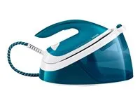 Philips PerfectCare Compact Essential GC6840 Dampstrygejern 2400W Blå Hvid