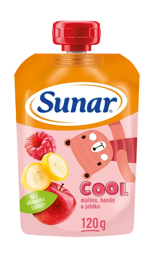 Sunar kapsička Cool ovoce Malina banán jablko 120g