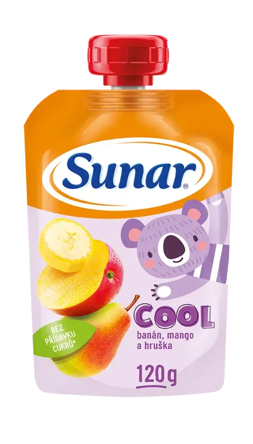 Sunar kapsička Cool ovoce Hruška mango banán 120g