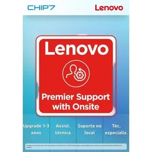 Lenovo 3Y Premier Support Upgrade from 1Y Onsite Commercial Desktop - V series AIOs and all ThinkCentre AIOs except of M9xxz, 1Y Onsite