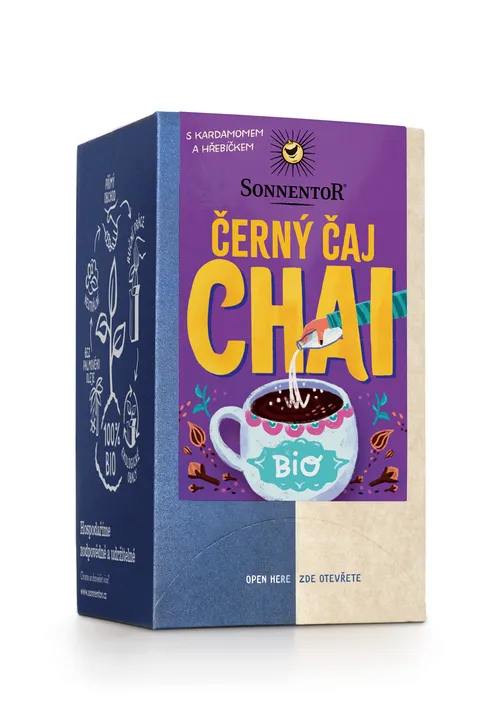 Sonnentor - Chai černý čaj bio 32,4 g, porc. dvoukomorový