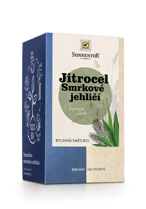 Sonnentor - Jitrocel – Smrkové jehličí bio 23,4 g, porc. dvoukomorový
