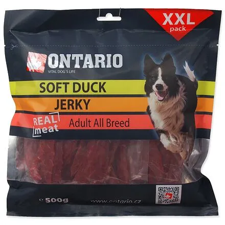 Pochúťka ONTARIO sušené kačacie kúsky 500 g