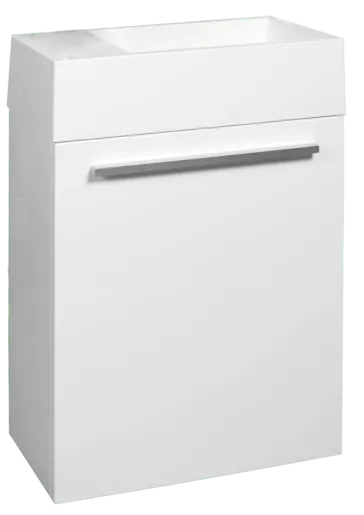 Kúpeľňová skrinka s umývadlom Naturel Verona 46x26 cm biela VERONA46WH