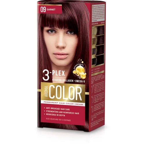 Farba na vlasy - granát č.09 Aroma Color