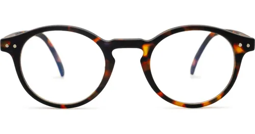 Izipizi Screen #H Tortoise - blaufilter Brillen [Computerbrillen], rund, unisex, braun
