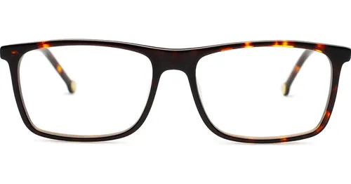 Lentiamo Jakub Havana Brown - skærmbriller [blue light briller], rektangelt, unisex, brun