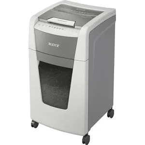 Leitz Destruidor de documentos IQ Autofeed Office 300, volume coletável 60 l, microcorte, 8 folhas