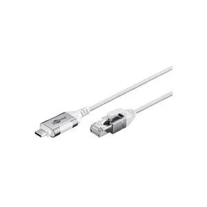 Goobay Ethernet-Adapterkabel USB-C 3.2 Gen2 > RJ-45, Slim