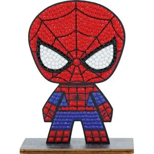 Craft Buddy Diamond Painting "Crystal Art Buddy", 11 x 8 cm - Spiderman