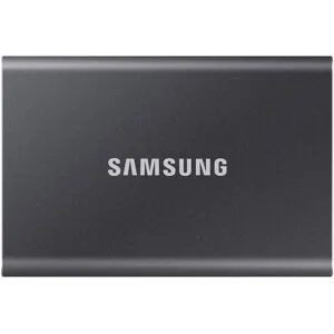 Samsung T7 Bärbar SSD, 2TB, USB-C (3.2 gen 2) - Svart