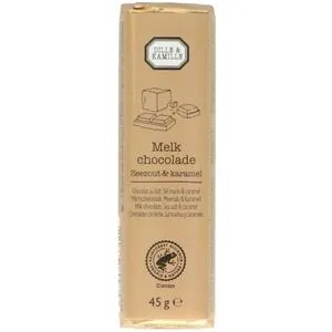Dille&Kamille Tablette de chocolat au lait, Sel marin&caramel, 45 g unisex