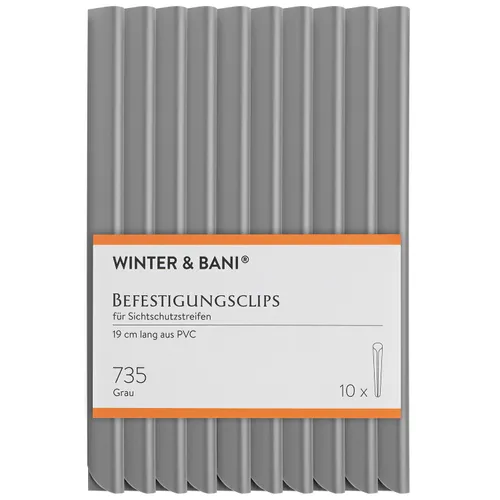 Blumfeldt Sichtschutzstreifen-Clips Zubehör PVC 10er-Pack