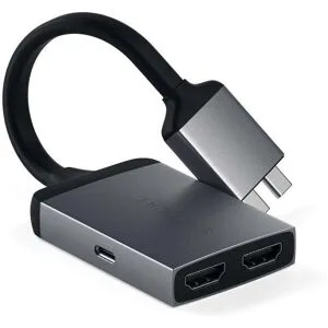 Satechi Dobbelt Usb-C / Hdmi Adapter - Space Grey