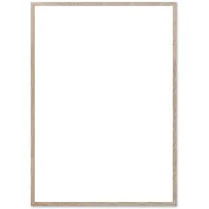 The Poster Club - Bilderrahmen Eiche natur, Echtglas, 50 x 70 cm