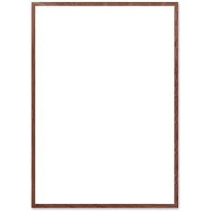 The Poster Club - Bilderrahmen Eiche braun, Echtglas, 50 x 70 cm