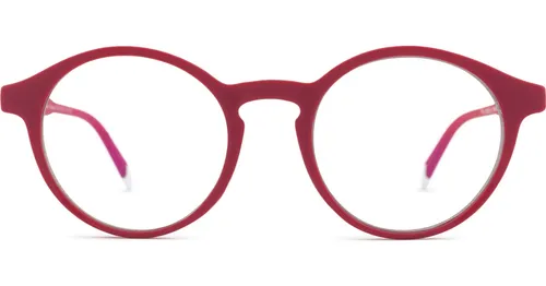 Barner Screen Le Marais Burgundy Red - blaufilter Brillen [Computerbrillen], rund, unisex, rot